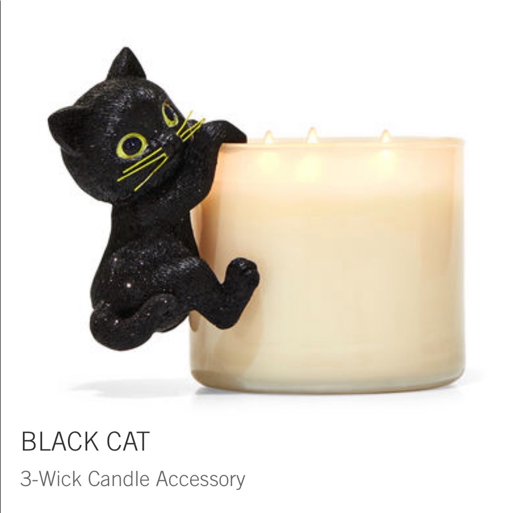 Bath & Body Works BLACK CAT 3-Wick Candle Accessory